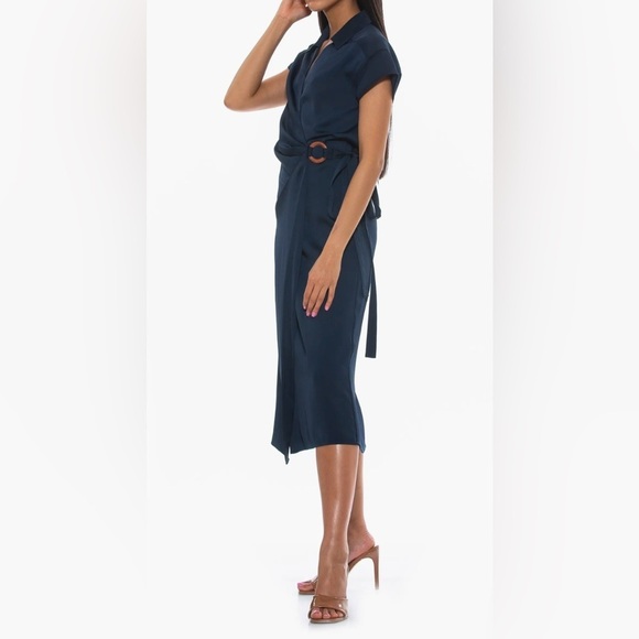 NEW Alexia Admor Wrap Midi Dress - Picture 4 of 5